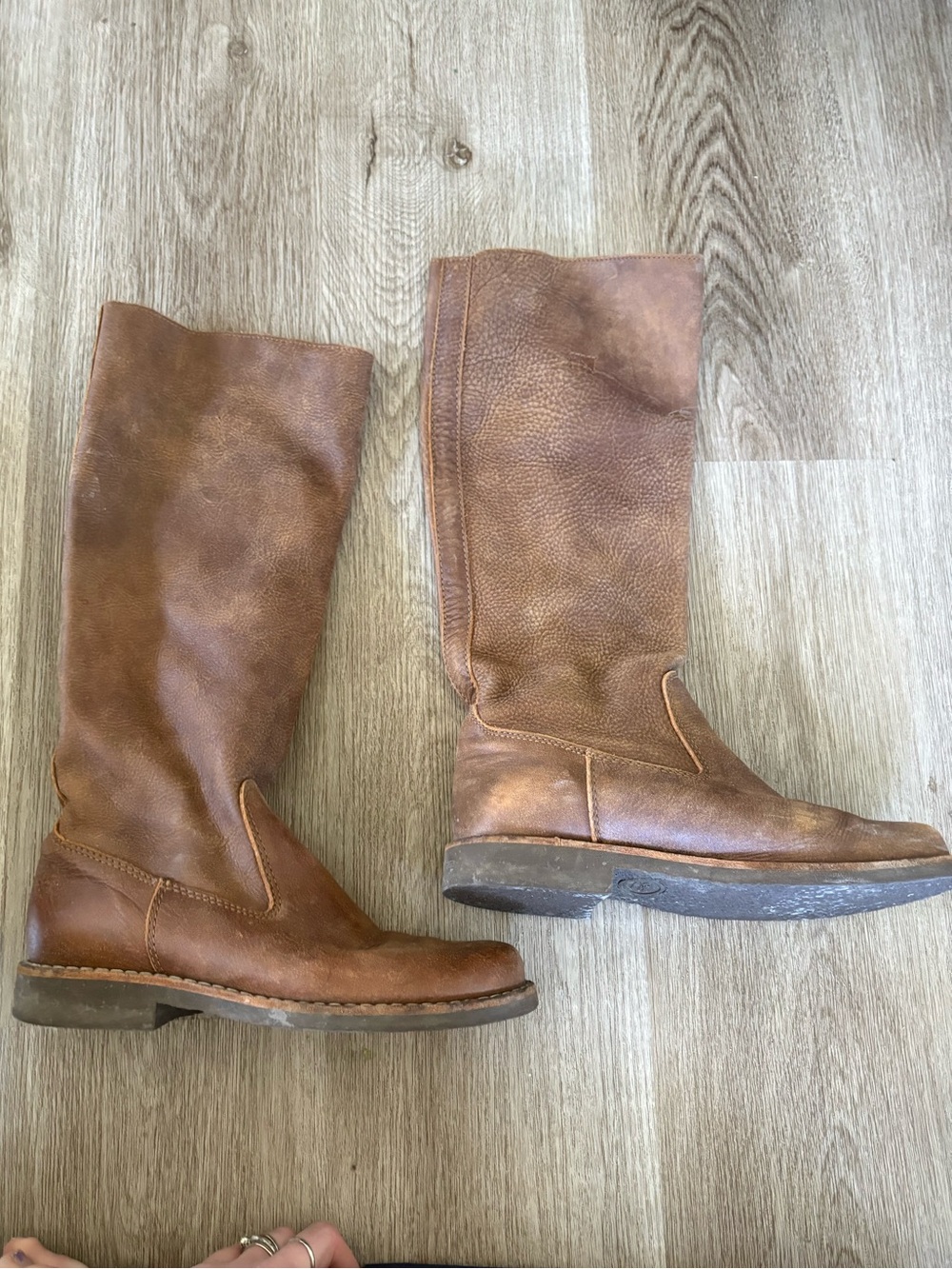 Roots Tall Brown Leather Boots